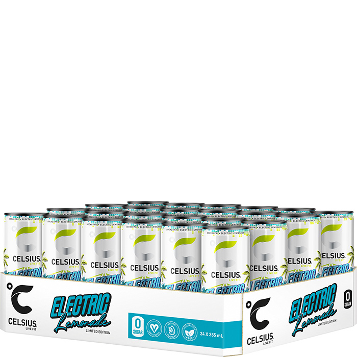 24 x Celsius Energidryck 355 ml Electric Lemonade